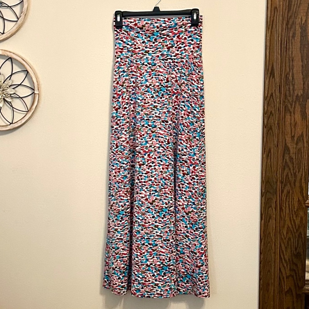 AZULES Women’s Colorful Maxi Skirt, Size Small, EUC